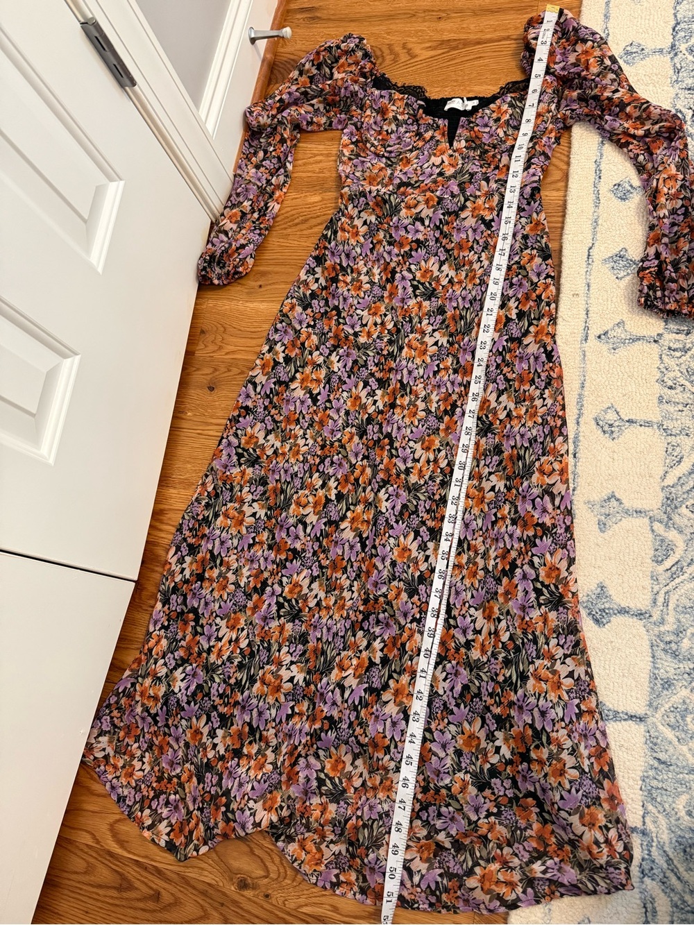 ASTR the label Sylvie Floral Maxi Dress Size Medium - Picture 10 of 14